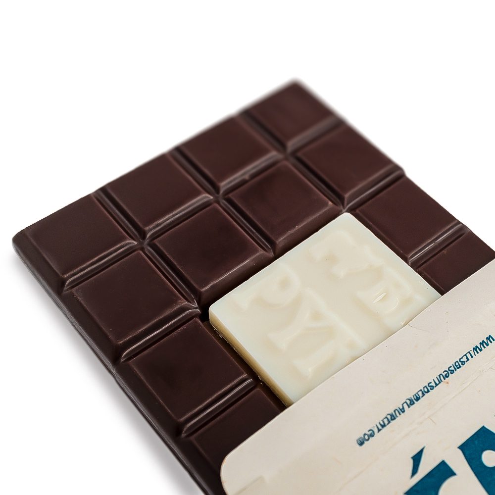 Tablette chocolat noir et blanc - Les biscuits de Mr. Laurent